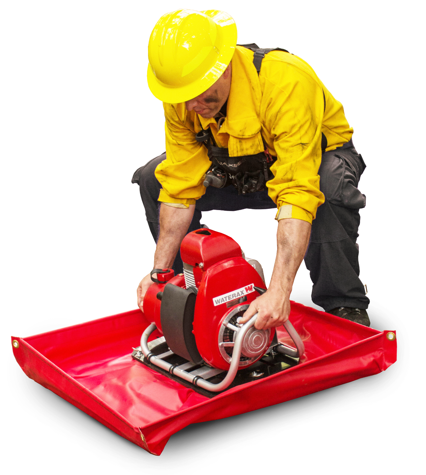 Firefighter with MARK-3® pump